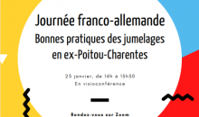 Journée Franco - Allemande : les bonnes pratiques des jumelages en ex-Poitou-Charentes