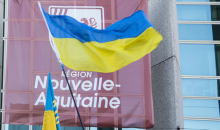 La région Nouvelle Aquitaine solidaire avec le peuple Ukrainien : 